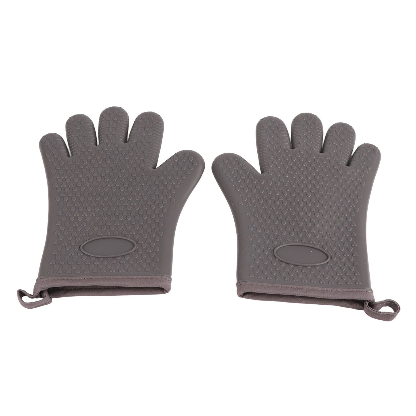 Heat Resistant Gloves Grilling Gloves Anti Scalding Silicone Oven Gloves for Kitchen Cooking Baking