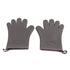 Heat Resistant Gloves Grilling Gloves Anti Scalding Silicone Oven Gloves for Kitchen Cooking Baking