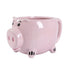 Ceramic Coffee Mug Wide Mouth Piggy Cute Water Cup with Handle for Home Cafe Office Pink