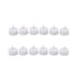 12Pcs Flameless LED Candle Light Tea Lights Candles with Color Transparent Wick Halloween Holiday Party Room Ambinece Props