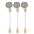 3Pcs Ceiling Fan Lamp Switch Rustproof Replacement Ceiling Light Pull Chain Switch 250V 125V Chrome