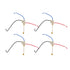 4Pcs Ceiling Fan Light Switch Replacement Lamp Pull Chain Switch 3 Wire Ceiling Fan Lamp Switch 250V 125V Gold