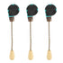 3Pcs Ceiling Light Pull Chain Switch 3 Speed 4 Wire Ceiling Fan Lamp Switch for Ceiling Lamp Fan Lamp Wall Lamp Bronze