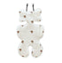 Soft Baby Stroller Seat Cushion Breathable Pure Cotton Infant Car Seat Head Neck Body Support Thin Style Bear