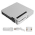 20 Regular Cigarettes Case Box USB Rechargeable Cigarette Case with Lighter for Men Women Ideal Gift for Smoker Silver Matte