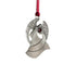 Pewter Christmas Tree Metal Pendant DIY Craft Hanging Decoration for Xmas Tree Home Party
