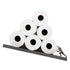 Floating Shelf Toilet Paper Holder Modern Wall Mount Organizer for Rolls Tissues Valentine&