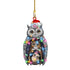 Christmas Pendant Chicken with Hat Scarf Christmas Tree Hanging Ornament Holiday Party Decoration