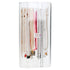Acrylic Necklace Holder with 24 Hooks Clear Necklace Organizer Dustproof Rotation Jewelry Storage Stand Display Case