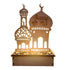 Wooden LED Lamp Ramadan Decoration Portable Eid Ramadan LED Night Light Table Ornament Ideal for Eid Ramadan Decoration