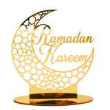 Eid Mubarak Acrylic Ornament Ramadan Decorations for Home Muslim Party Supplies Eid Ramadan Gifts