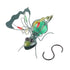Outdoor Hanging Flying Appearance Bug Decoration Hanging Bug LED Light Firefly