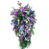 Artificial Flower Wreath Wreath with Lilacs Hyacinths Hydrangeas Spring Summer Floral Greenery Wreath B Large