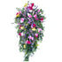 Artificial Flower Wreath Wreath with Lilacs Hyacinths Hydrangeas Spring Summer Floral Greenery Wreath E Small