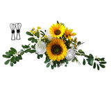 Wedding Party Welcome Sign Flower Decoration