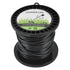 Round String Trimmer Line for Husqvarna 3.3mm Black High Cutting Efficiency Trimmer Line for Most Lawn Mowers Farm 30m