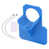 Swimming Pool Pipe Holders Above Ground Pool Hose Support Brackets with Cable Tie and Tape for Hot Tub Blue