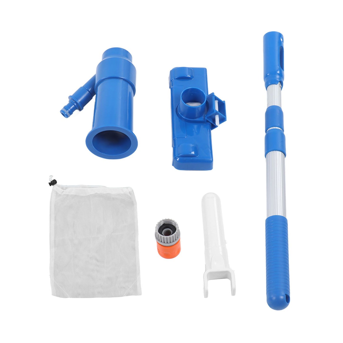 Portable Pool Vacuum Jet Simple Easy To Assemble Pool Spa Jet Vacuum Cleaner with Telescopic Rod for Swimming Pools Spas US Plug
