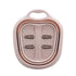 Foot Soaking Bath Basin Foldable Portable Roller Design SPA Massage Bucket for Relieving Feet Pain AchesPink