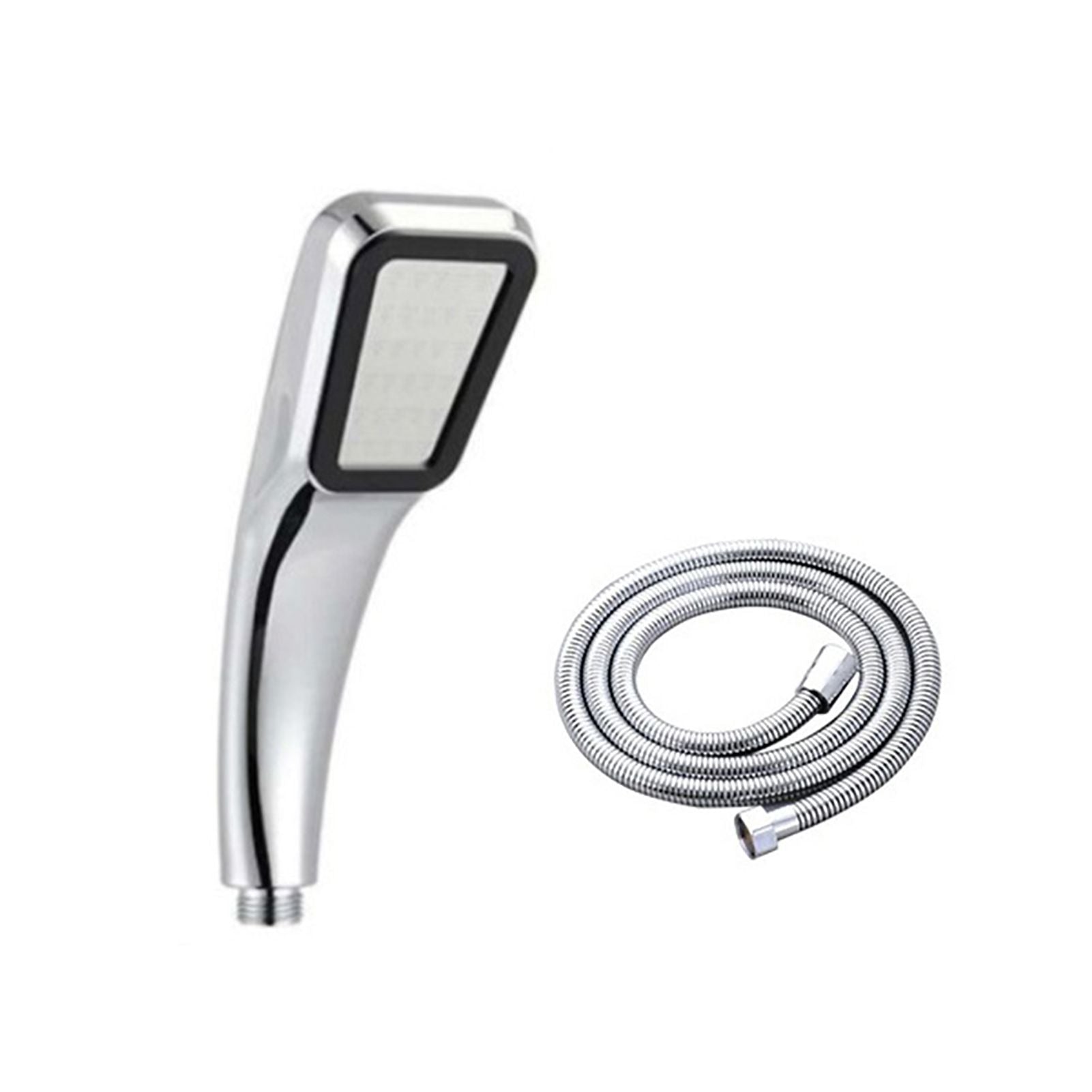 Shower Head 300 Holes Water Saving High Pressure Handheld Rectangular Bathroom Shower Accessories(Shower Head Pipe )