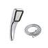 Shower Head 300 Holes Water Saving High Pressure Handheld Rectangular Bathroom Shower Accessories(Shower Head Pipe )