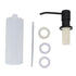 300ml Kitchen Sink Soap Dispenser Stainless Steel 360° Rotation Multifunctional Soap Dispenser for Kitchen Black