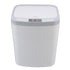 Smart Trash Can 16L Infrared Induction Button Control Manual Mute Household Automatic Trash Can with Night Light White
