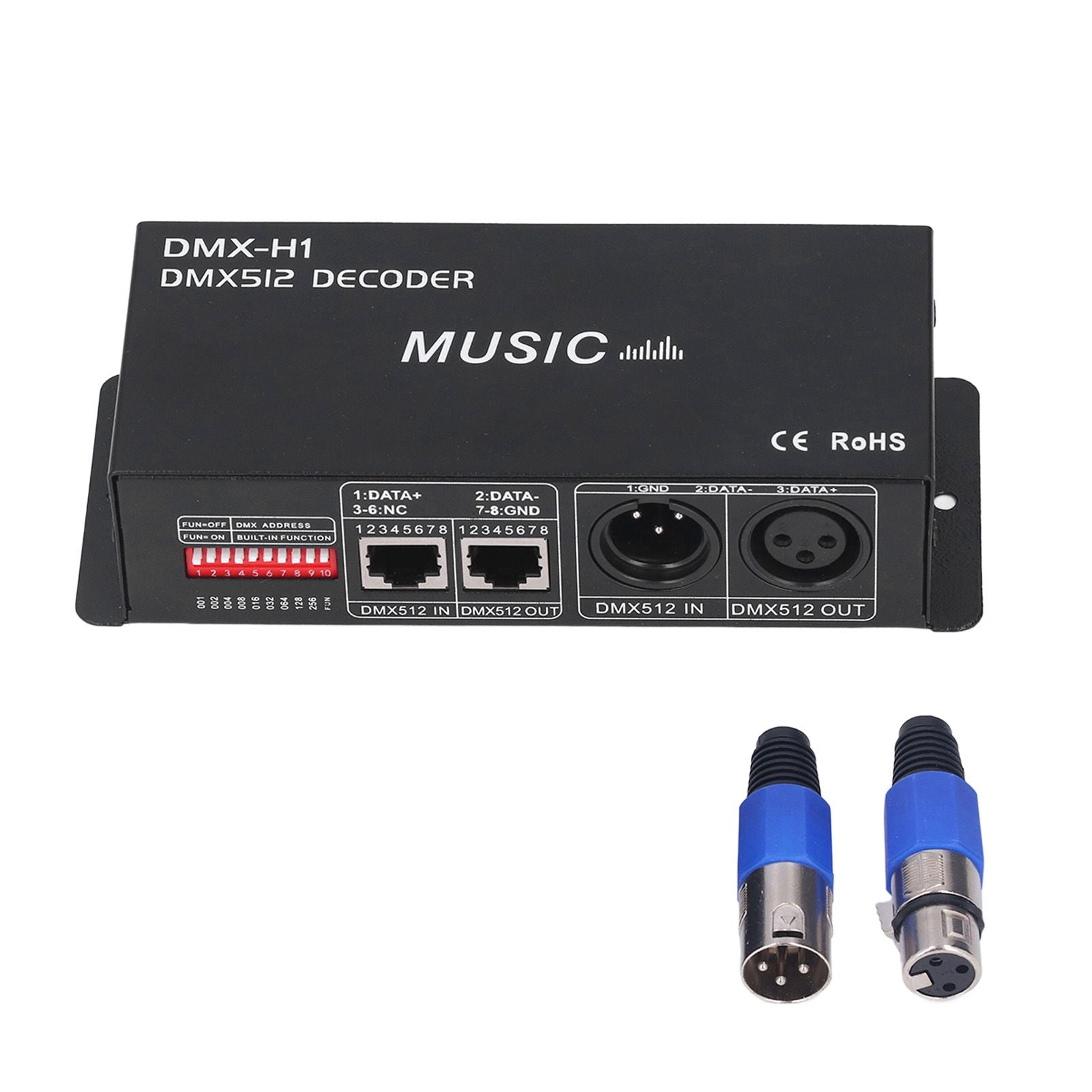 4 Channel DMX 512 Decorder Adjustable RGB Dimming LED Decorder Controller for Bars Hotels Sober Bars4A