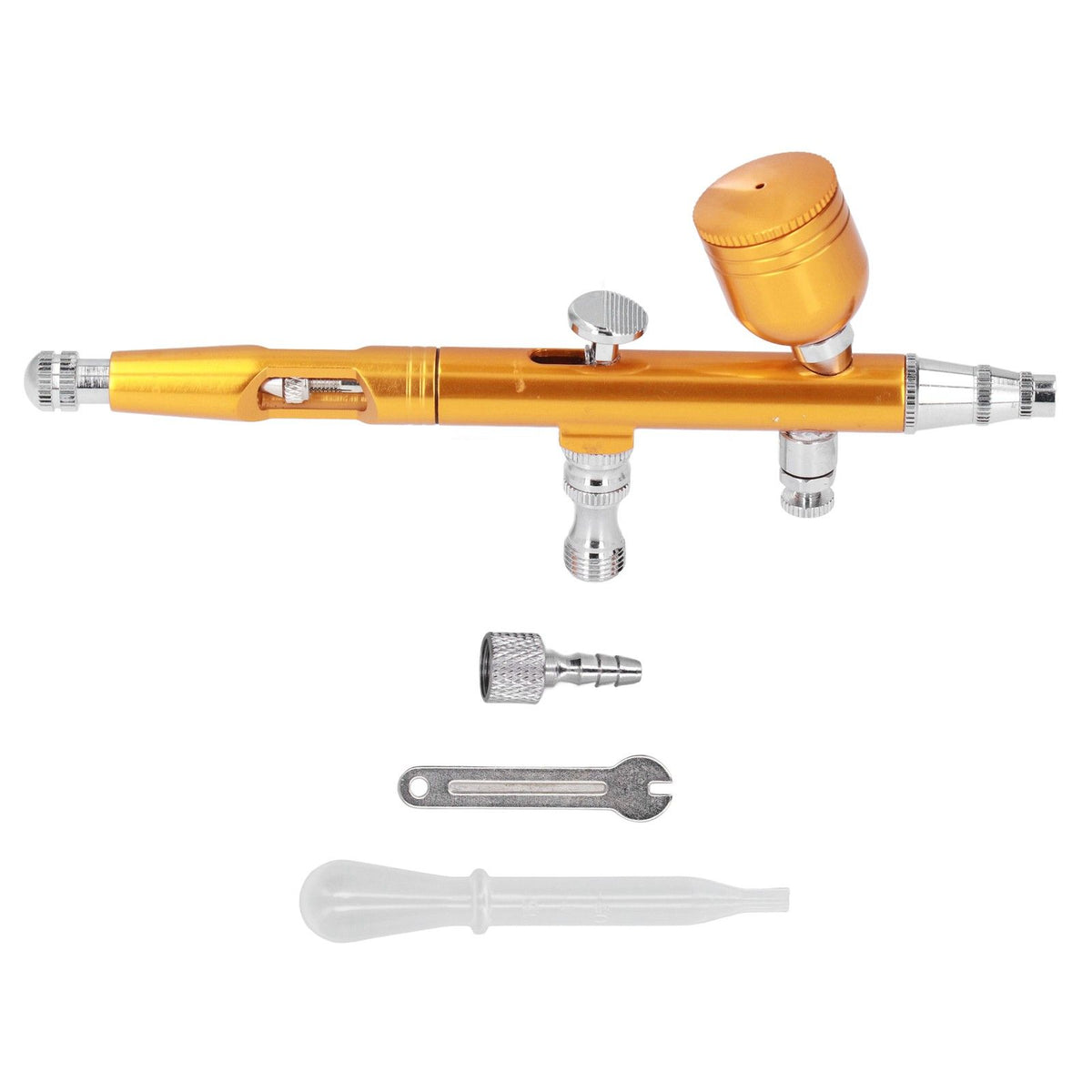 Airbrush Portable Small G1/8 DIY Paint Spray Gun Brass Airbrush For Makeup Nail Art Tattoo Costume CraftsGold