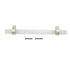 Crystal Acrylic Handle Modern Transparent Drawer Pull Handle for Closets Bookcases Shoe Cabinet Hole Spacing128 Gold