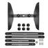 Stair Treads Gauge Stainless Steel 8in 12in 16in Corrosion Resistant High Accuracy Easy Operation Stair Measuring Tool Black Set