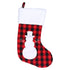 Christmas Stocking Gift Bags Cute Decals Large Capacity Exquisite Workmanship Brighter Color Large Christmas StockingSnowman