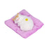 Fake Cats Sleeping Kitten Doll Toy Simulation Sleeping Cat On Pad Interactive Pet Toy with Sound Active CarbonYellow Ear Cat Shape