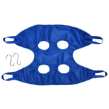 Dog Grooming Sling Multifunctional Pet Grooming Hammock Helper for Bathing Washing Grooming and Trimming NailBlue L