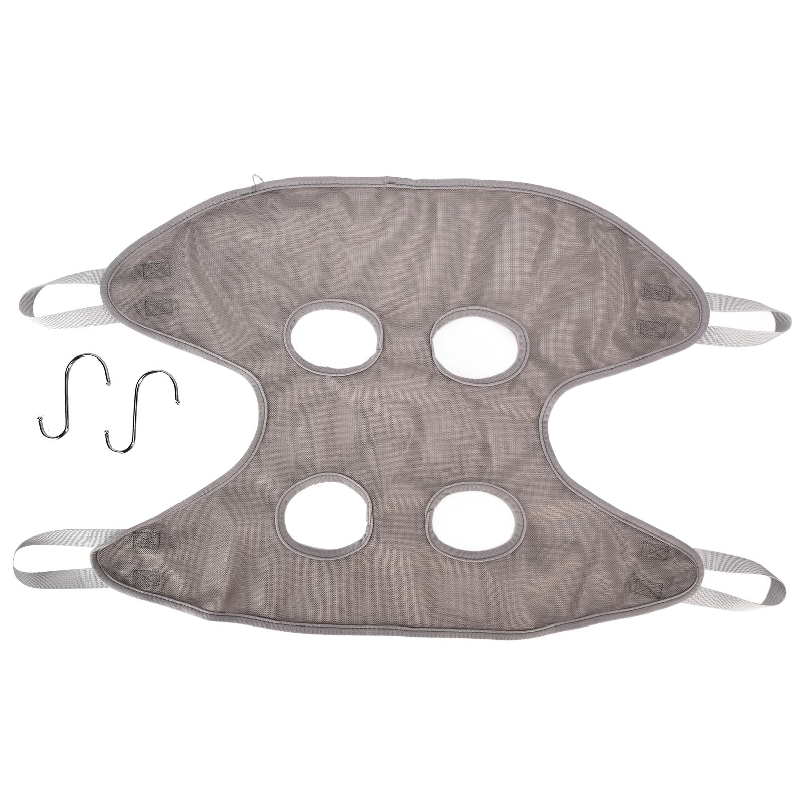 Dog Grooming Sling Multifunctional Pet Grooming Hammock Helper for Bathing Washing Grooming and Trimming NailGrey S