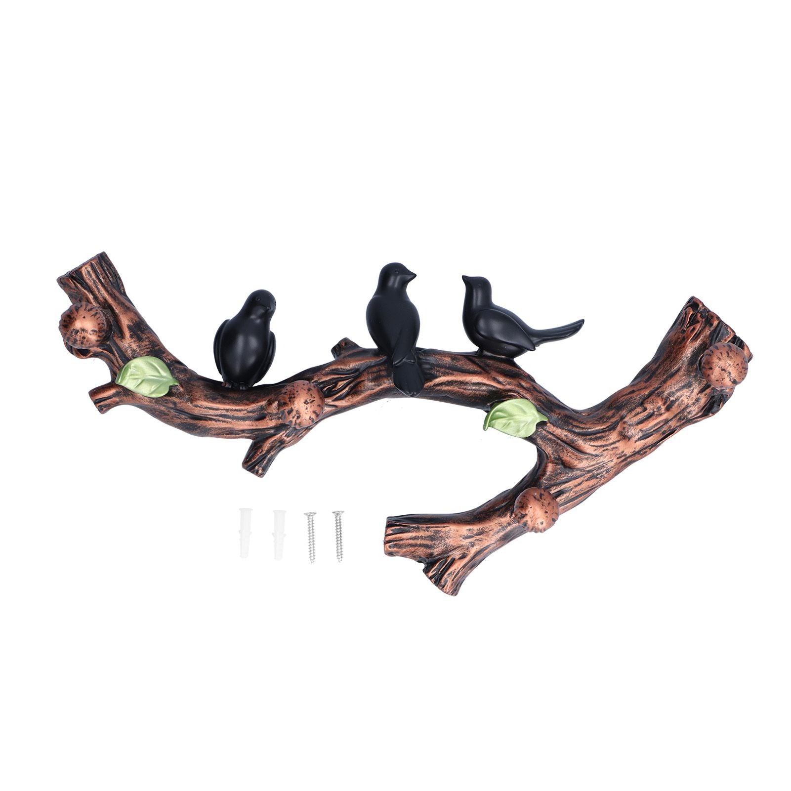 Wall Decoration Hooks Punch Free Innovative Art Waterproof Resin Bird Decoration Hook for Bedroom Living Room Kitchen38cm