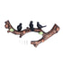 Wall Decoration Hooks Punch Free Innovative Art Waterproof Resin Bird Decoration Hook for Bedroom Living Room Kitchen38cm