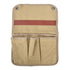Camping Chair Armrest Storage Bag Large Capacity Multiple Pockets Portable Chair Hanging Storage Bag for Outdoor BeachKhaki