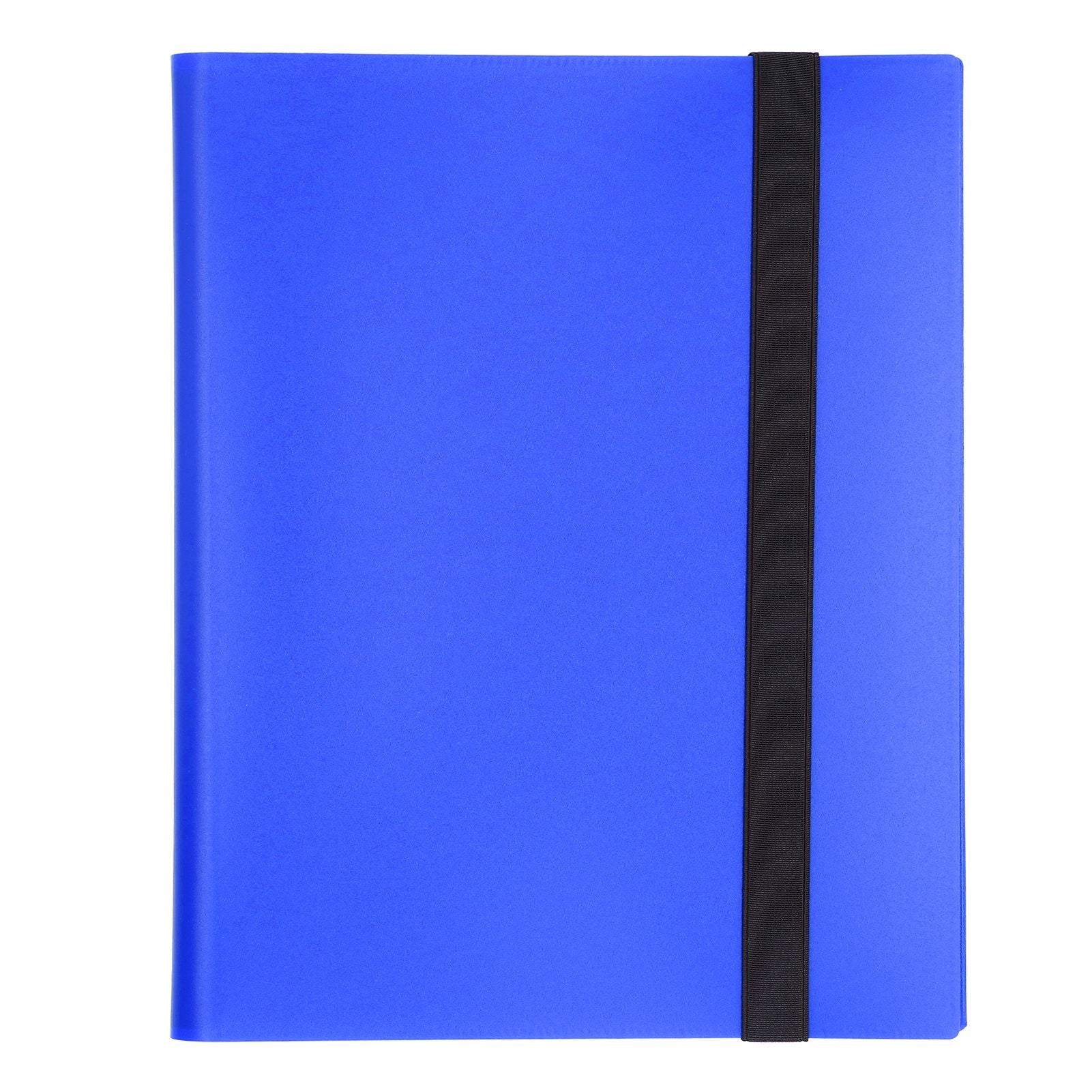 Card Binder 20 Pages 9 Pocket Large Capacity Colored Cover Card Collection Storage Album for Game Card StorageBlue