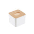 Tissue Box Holder Large Capacity Detachable Mini Tissue Storage Container for Bathroom Bedroom Dressers DesksQuadrate