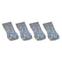 4Pcs Chair Slipcover High Elasticity Stylish Elegant Design Dustproof Dining Chair Cover for Hotel Office BanquetLittle Love