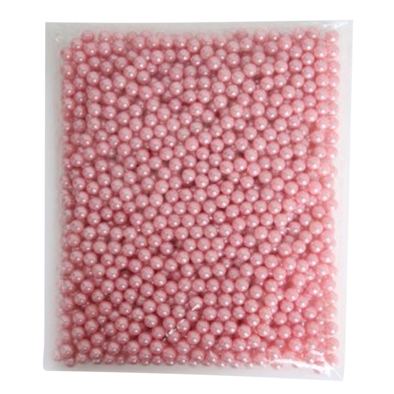 Makeup Brush Holders Multipurpose Acrylic Makeup Storage Box for Bathroom Vanity Countertop One Packet of Pink Pearls (Approx. 250g/8.8oz)