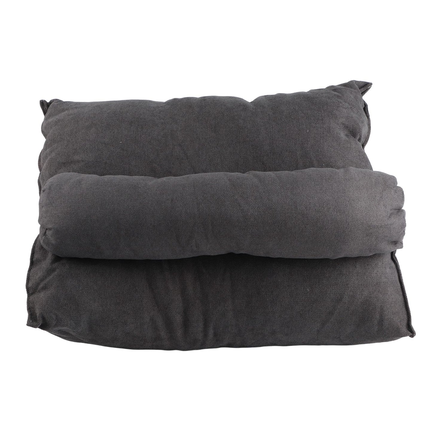 Large Backrest 60x22x50cm Triangular Design Detachable Soft Comfortable Reading Pillow Backrest for Home Sofa Bed Light Gray 60x22x50cm