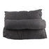 Large Backrest 60x22x50cm Triangular Design Detachable Soft Comfortable Reading Pillow Backrest for Home Sofa Bed Light Gray 60x22x50cm