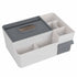 Tissue Box Cover Multipurpose Stylish Decorative Facial Tissue Holder for Kitchen Dining Room Bathroom Desk Light Grey with Dark Grey