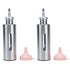 Oil Dispenser Bottle Stainless Steel Easy Refill and Cleaning Modern Olive Oil Dispenser for Vinegar Sauce290ML