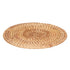 Woven Round Placemat Natural Rattan Braid Hot Insulation Placemat for Large Vessels Hot Dishes Pan Pot18cm / 7.1in