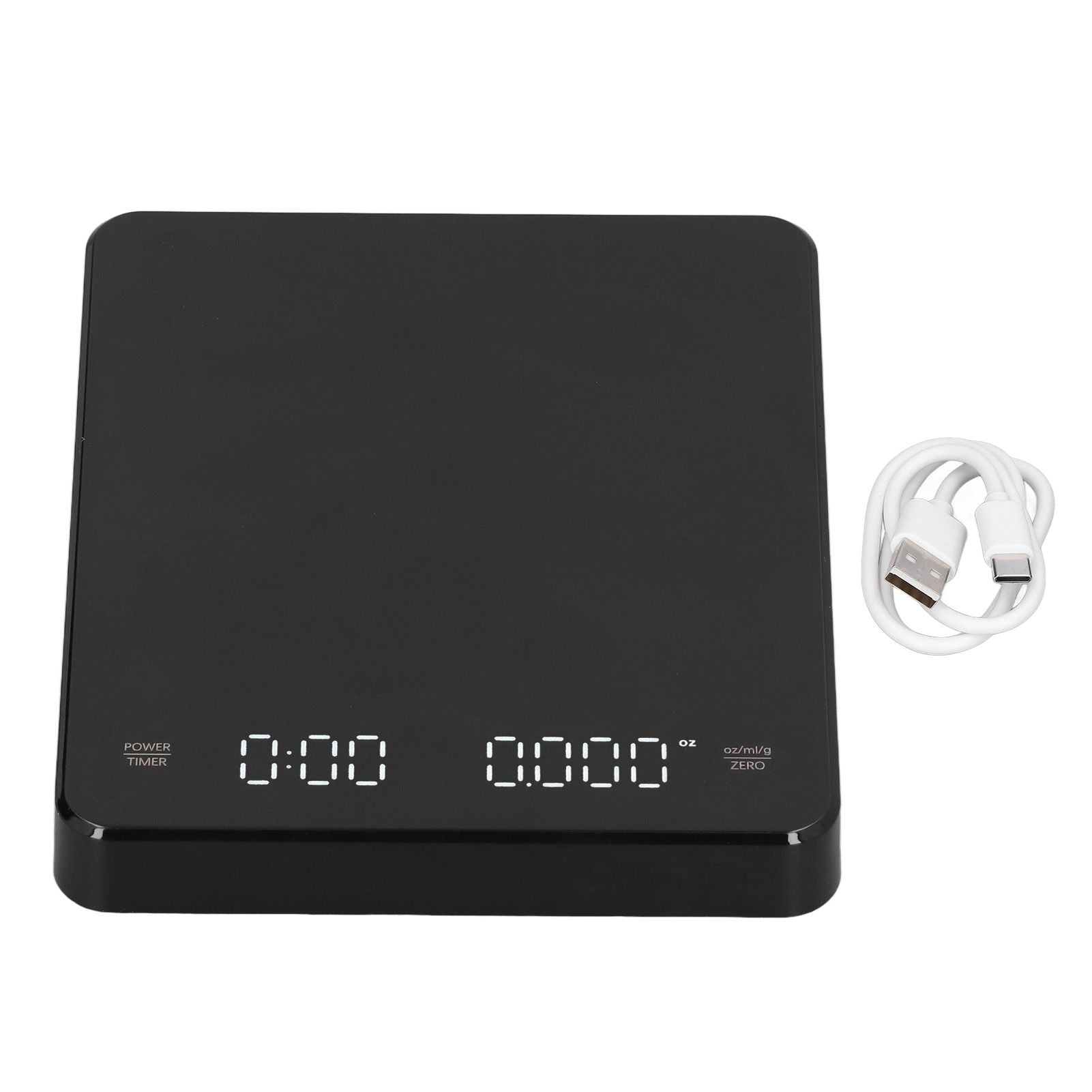 Electronic Coffee Scale Rechargeable High Temperature Resistance 3KG Kitchen Scale for Home
