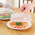 Microwave Cover Transparency PP Material Food Protection Grab Design Safe Healthy Microwave Splatter CoverExtra Large 23cm