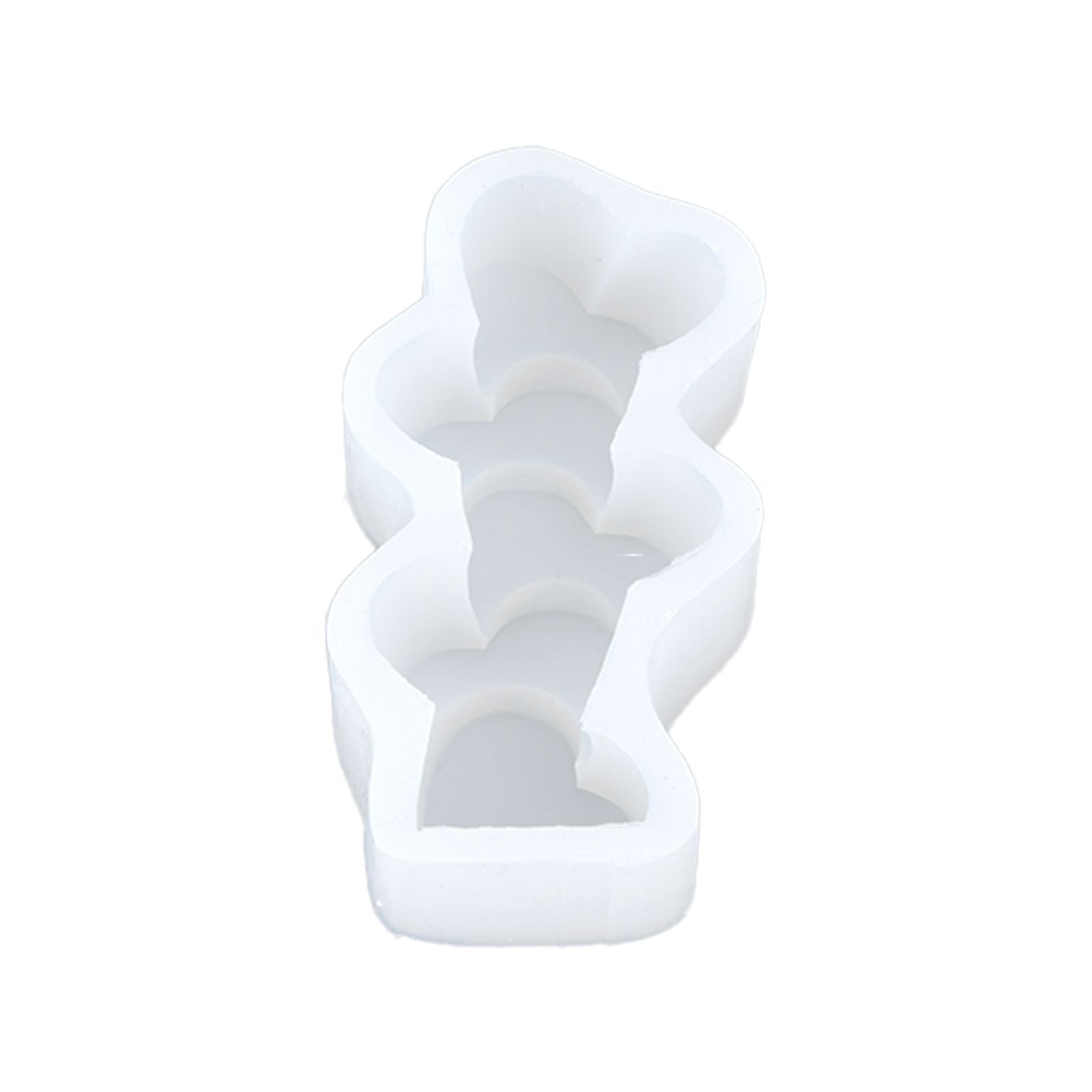 Candle Molds Silicone Easy Demoulding Food Grade Silicone DIY Chocolate Cake Mould for DIY Crafts Home DecorationLove Heart